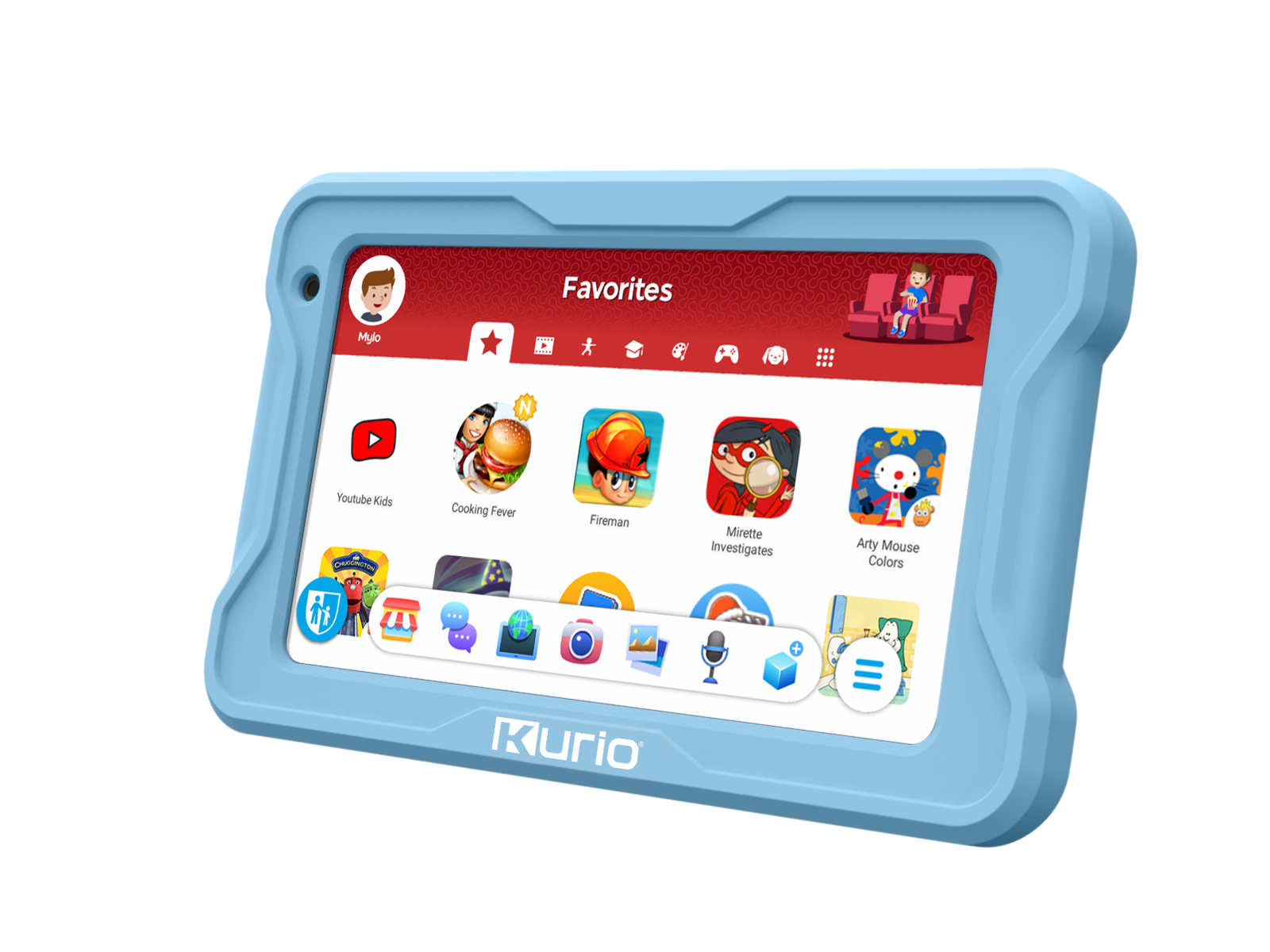 Kindertablet Lite - Kurio - 7 inch - Interface - Blauw