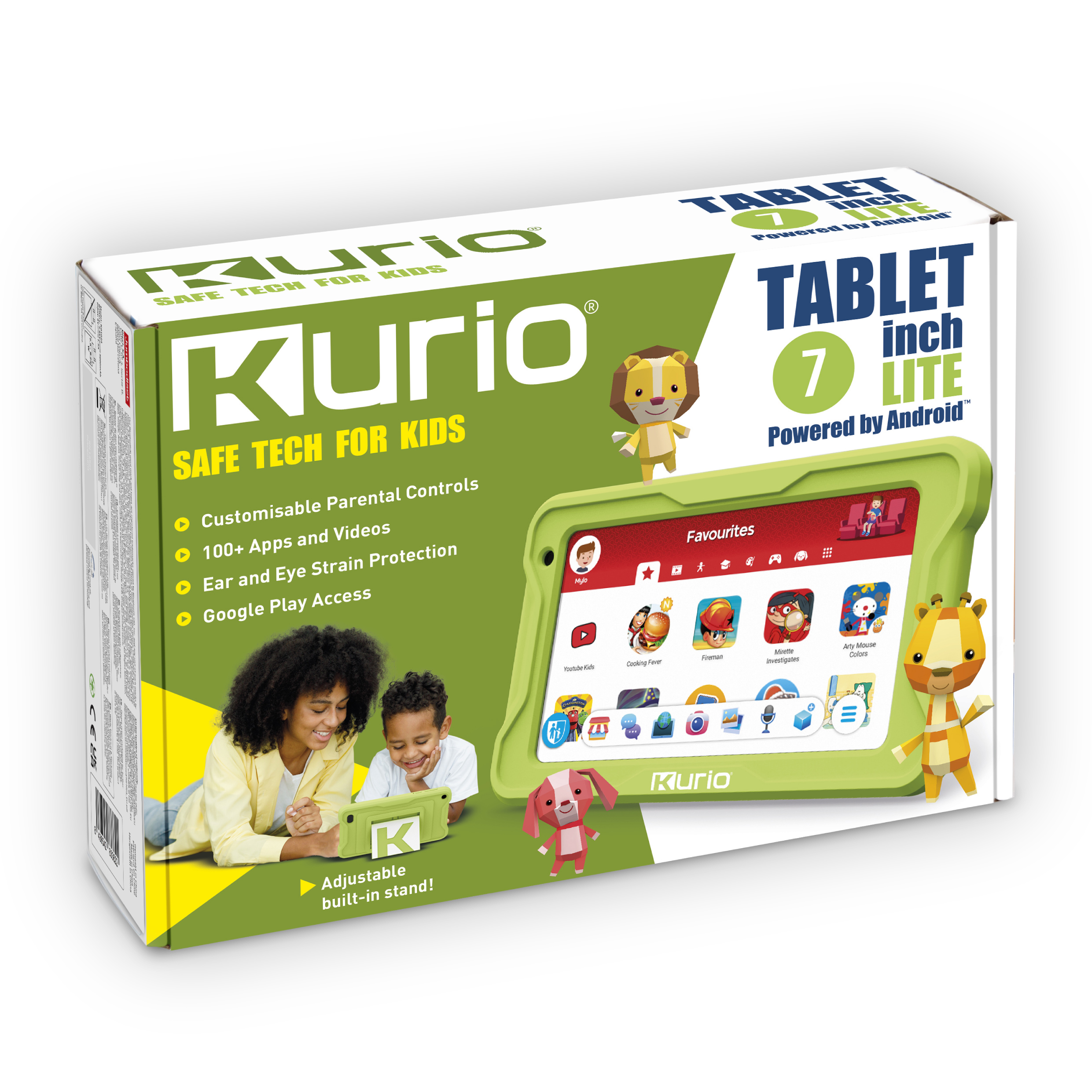 Kindertablet Lite - Kurio - 7 inch - Verpakking - Groen