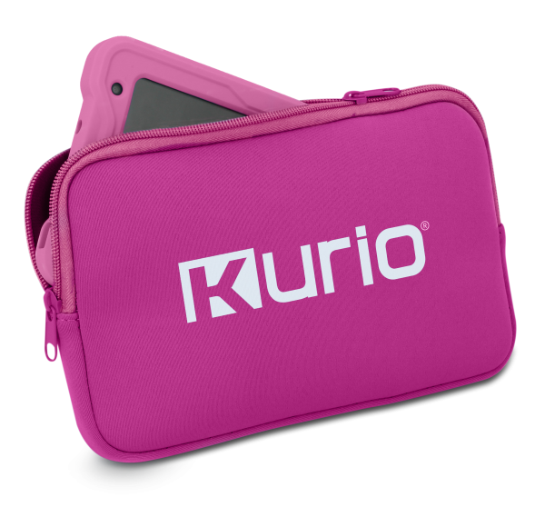 Kindertablet Premium - Kurio - 7 inch - Nickelodeon - Roze - Sleeve tablet